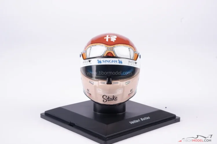 Valtteri Bottas 2023, GP Italy Alfa Romeo helmet, 1:5 Spark