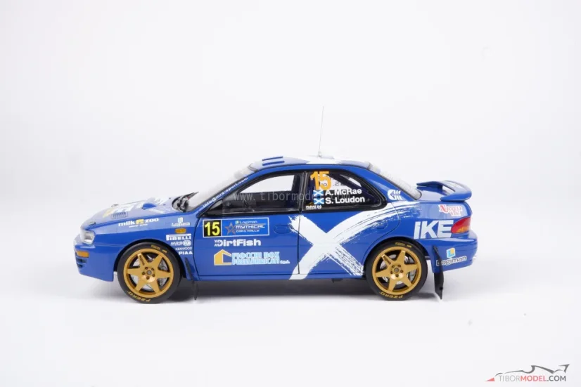 Subaru Impreza - McRae/ Loudon (2023) Mythical Cars Rally, 1:18 Sun Star