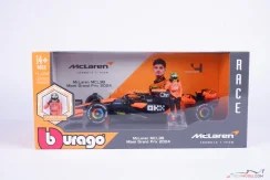 McLaren MCL38 - Lando Norris (2024), figurával, 1:24 Bburago