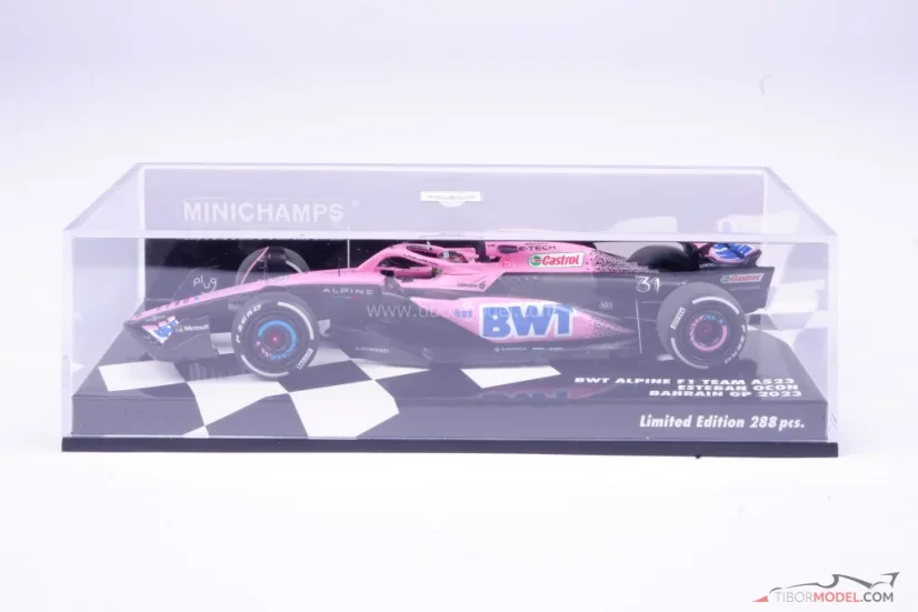Alpine A523 - Esteban Ocon (2023), Bahrain GP, 1:43 Minichamps