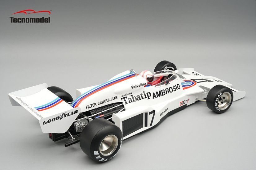Shadow DN8 - Alan Jones (1977), Winner Austrian GP, with driver figurine 1:18 Tecnomodel