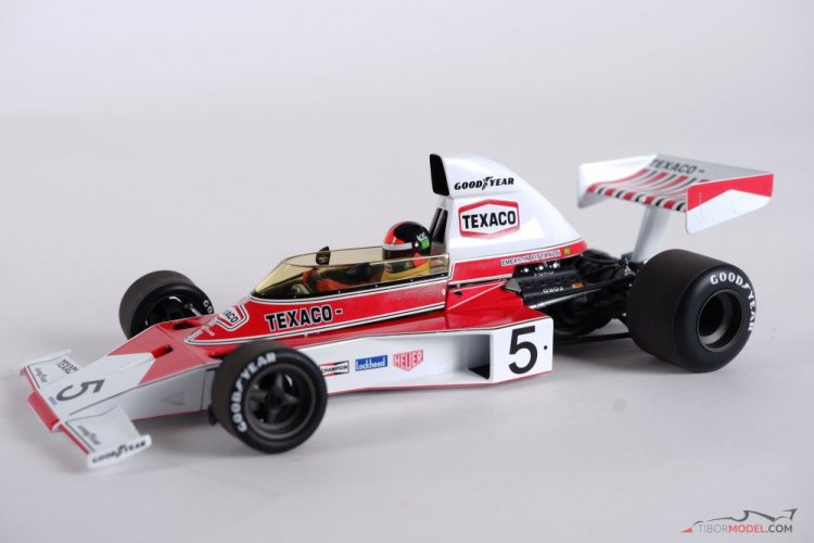 McLaren Ford M23 - E. Fittipaldi (1974), World Champion, 1:18 Minichamps