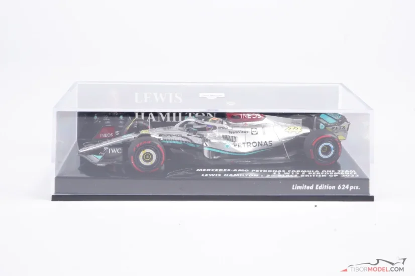 Mercedes W13 - Lewis Hamilton (2022), British GP, 1:43 Minichamps
