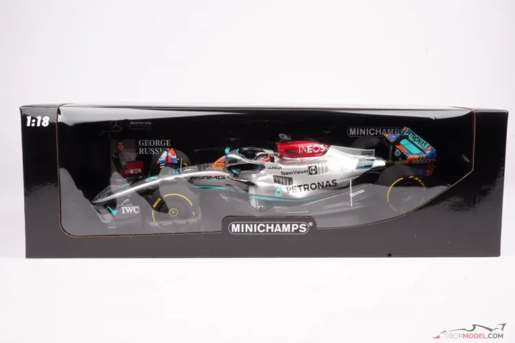 Mercedes W13 - George Russell (2022), VC Miami, 1:18 Minichamps