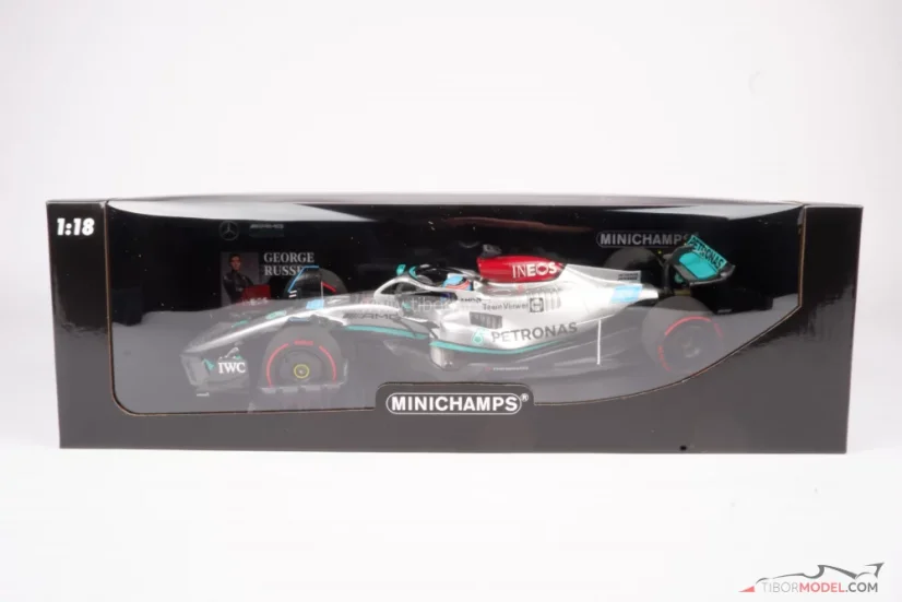 Mercedes W13 - George Russell (2022), Winner Brazilian GP, 1:18 Minichamps