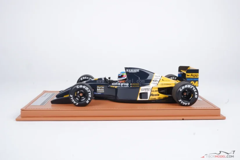 Minardi M191 - Gianni Morbidelli (1991), VC Belgicka, s figúrkou pilota 1:18 Tecnomodel
