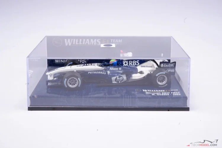 Model car Williams FW27 Webber 2005, 1:43 Minichamps