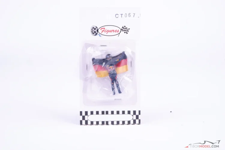 Sebastian Vettel s vlajkou, Red Bull 2012, 1:43 Cartrix