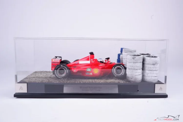 Ferrari F399 - M. Schumacher 1999, nehoda Silverstone, 1:18