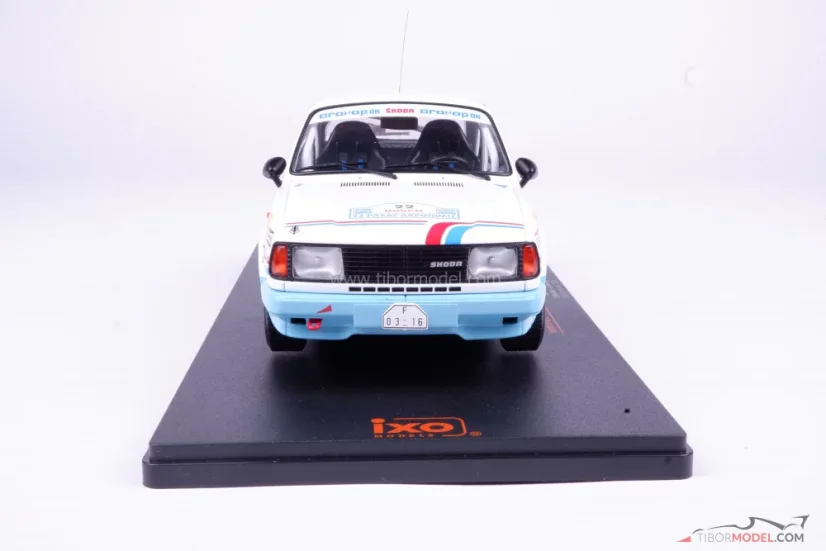 Skoda 130 LR, Kvaizar/Janeček (1986), Akropolisz Rally, 1:18 Ixo