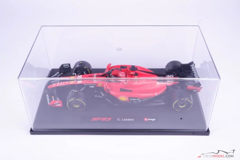 Showcase for the F1 model cars from Bburago, scale 1:18