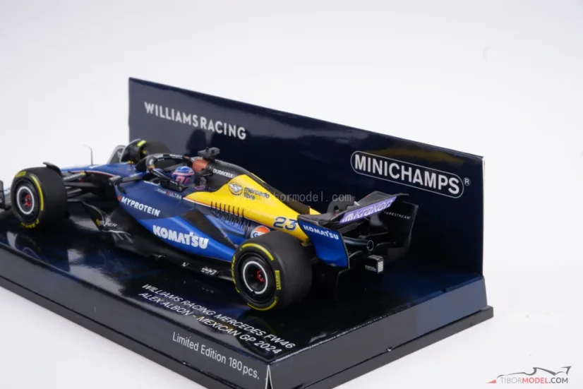 Williams FW46 - Alex Albon (2024), VC Mexika, 1:43 Minichamps