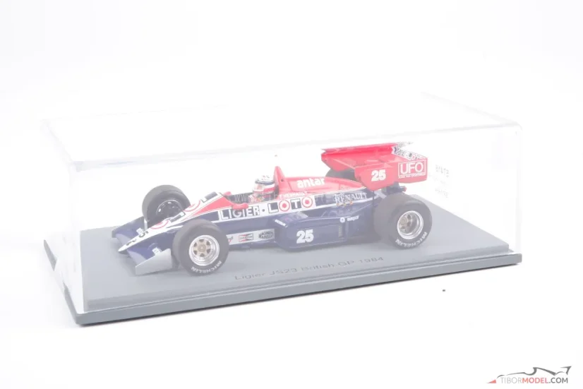 Ligier JS23 - Francois Hesnault (1984), British GP, 1:43 Spark