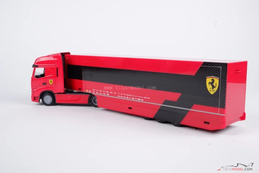 Iveco S-Way 570 - tímový kamión Scuderia Ferrari 2024, 1:43 Bburago