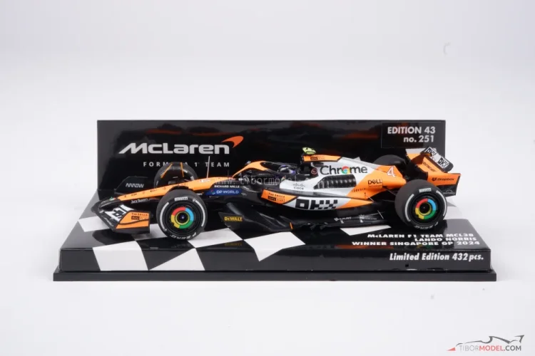 McLaren MCL38 - Lando Norris (2024), Szingapúri Nagydíj, 1:43 Minichamps
