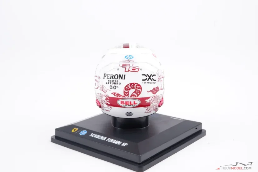 Charles Leclerc 2025 Chinese GP mini helmet, Ferrari, 1:5 Looksmart