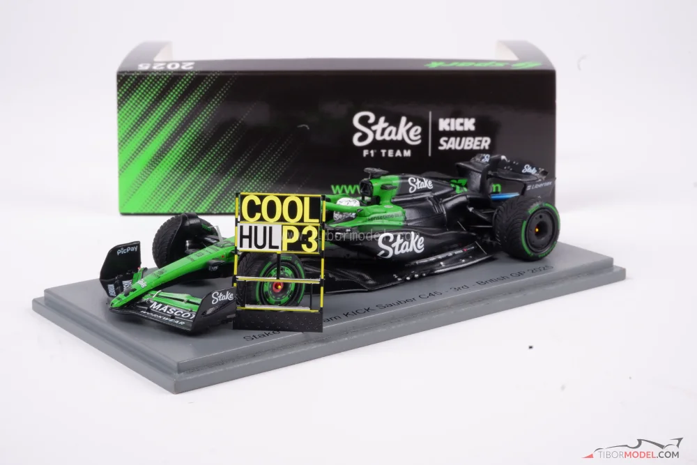 Model Sauber C45 Nico Hulkenberg, 2025, 1:43 Spark | Tibormodel.com