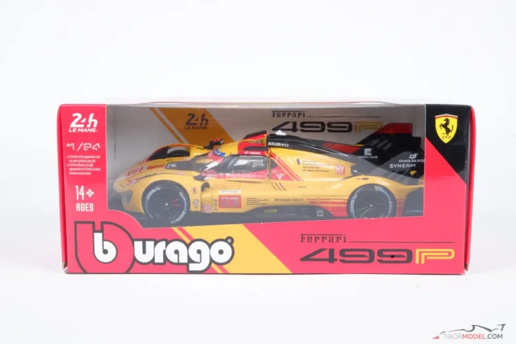 Ferrari 499P - AF Corse #83 Le Mans 2024, 1:24 Bburago Ferrari 499P - AF Corse #83 Le Mans 2024, 1:24 Bburago