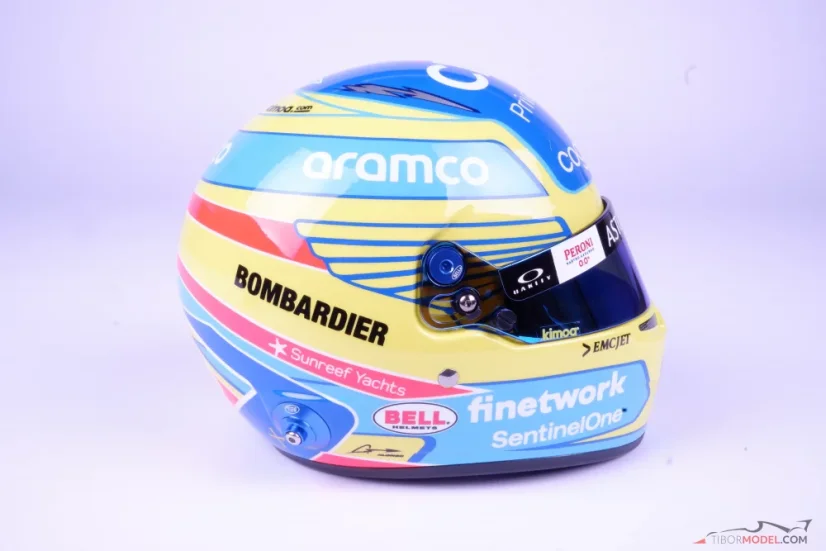 Fernando Alonso 2023 Aston Martin prilba, 1:2 Bell