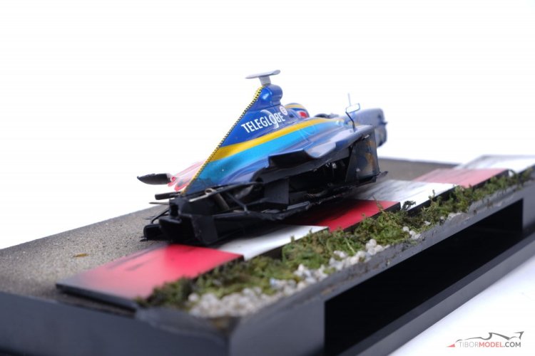 BAR 01 - R. Zonta 1999, nehoda Spa, 1:18