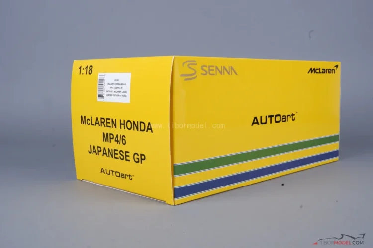 McLaren MP4/6 - Ayrton Senna (1991), 1:18 AUTOart