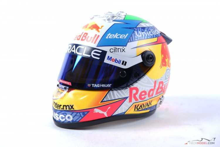Sergio Perez 2022 Red Bull prilba, 1:2 Schuberth