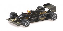 Lotus Renault 97T - Ayrton Senna (1985), 1. víťazstvo, pneumantiky do dažďa, špinavá verzia, 1:18 Minichamps