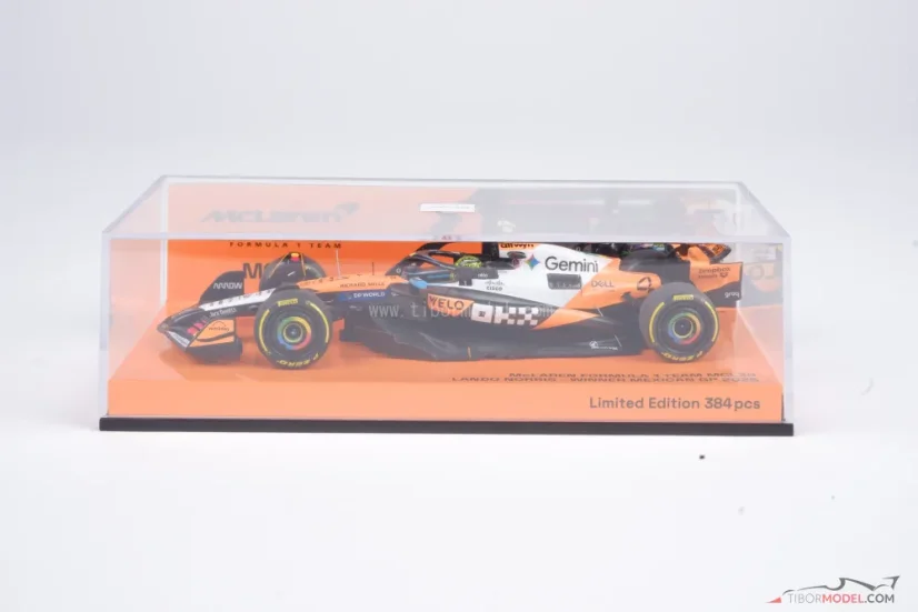 McLaren MCL39 - Lando Norris (2025), Víťaz VC Mexika, 1:43 Minichamps