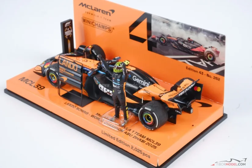 McLaren MCL39 - Lando Norris (2025), World Champion, Abu Dhabi GP, 1:43 Minichamps