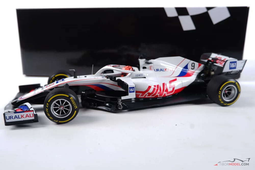 ミニチャンプス 1/43 Haas VF-21 2021 ニキータ・マゼピン Minichamps 1:43 Nikita Mazepin Haas VF-21 #9 Bahrain GP