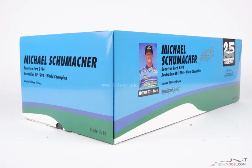 Benetton B194 - Michael Schumacher (1994), VC Austrálie, 1:12 Minichamps