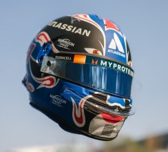Alexander Albon 2025 Chinese GP mini helmet, Williams, 1:5 Spark