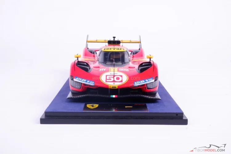 Ferrari 499P - #50, Hypercar, bemutató változat, 1:18 Looksmart