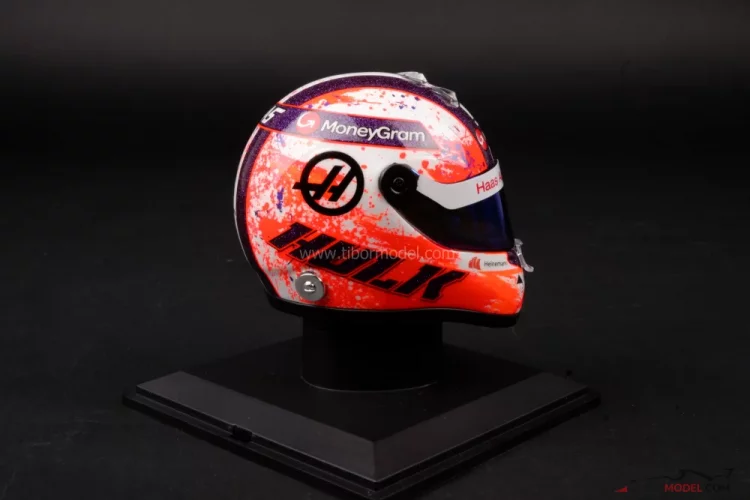 Helmet Nico Hulkenberg 2023 Haas F1, 1:4 Schuberth | Tibormodel.com