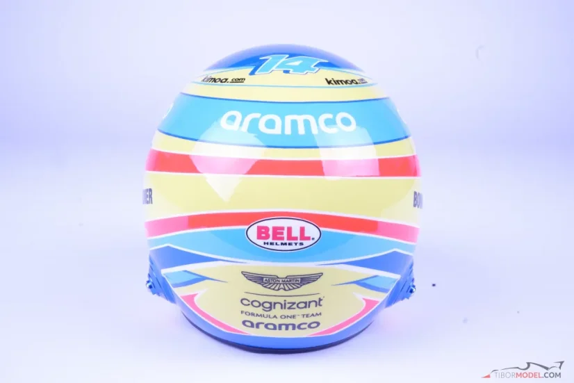 Fernando Alonso 2023 Aston Martin prilba, 1:2 Bell