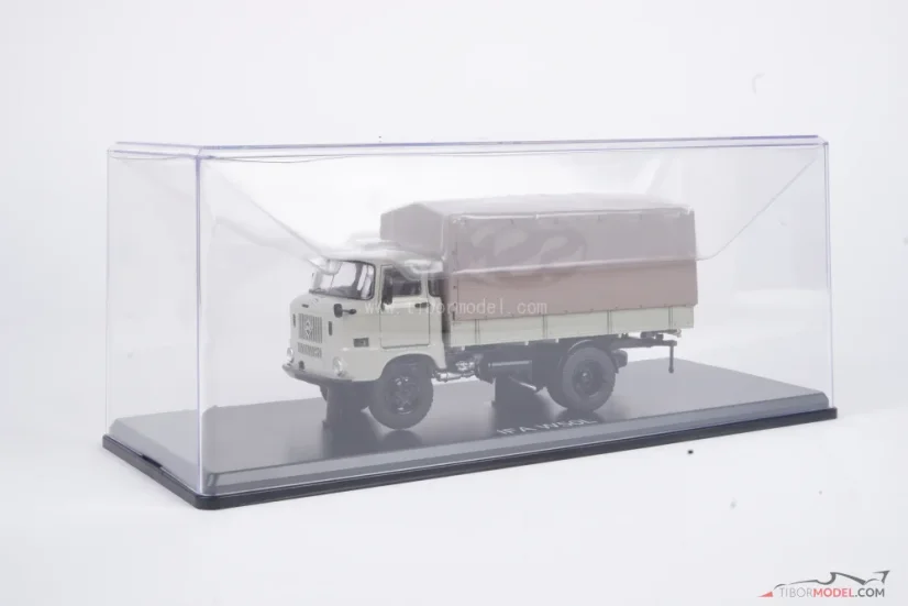 IFA W50 L valník s plachtou, béžová, 1:43 SSM