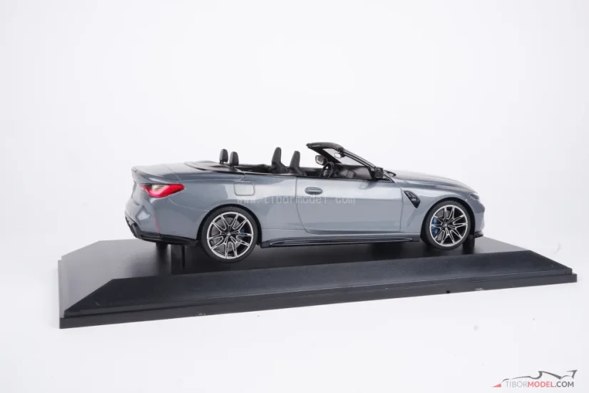 BMW M4 Cabriolet (2021) grey, 1:18 Minichamps