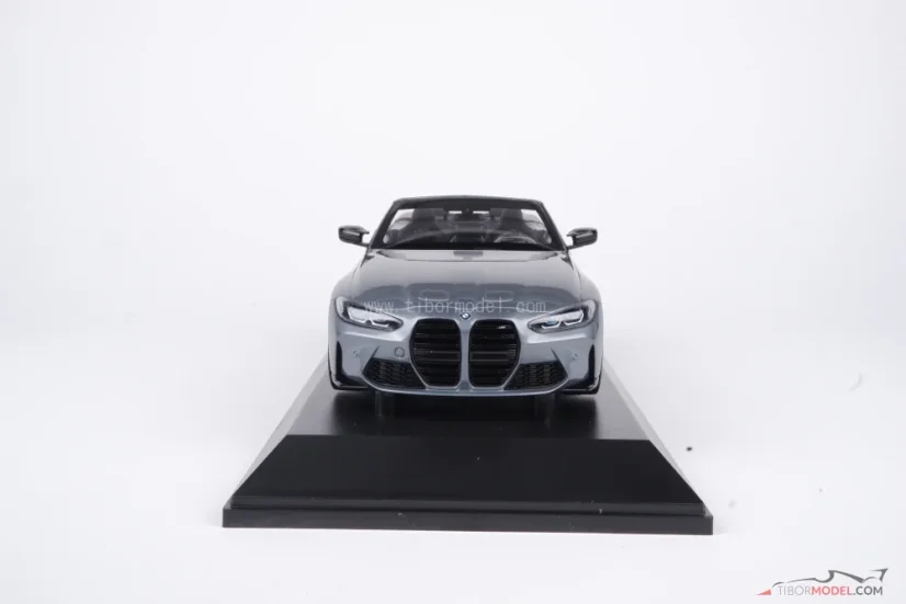 BMW M4 Cabriolet (2021) grey, 1:18 Minichamps