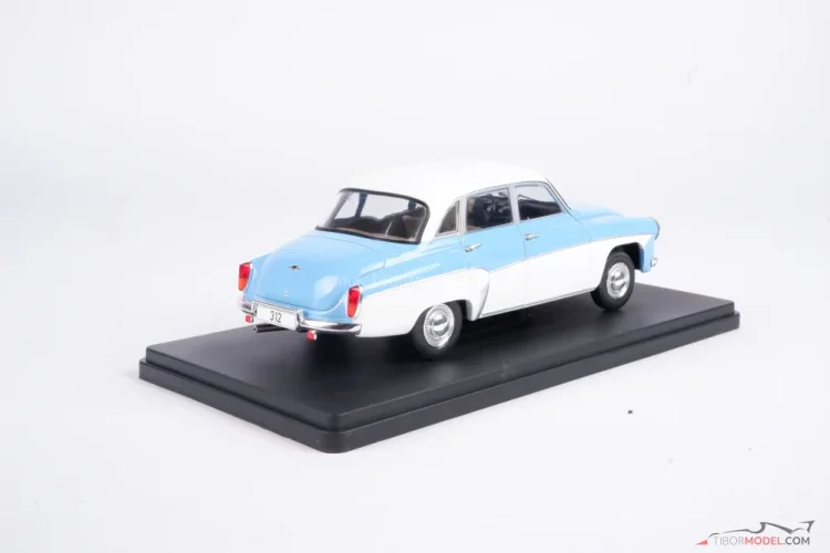 Wartburg 312 (1965) kék, 1:24 Whitebox