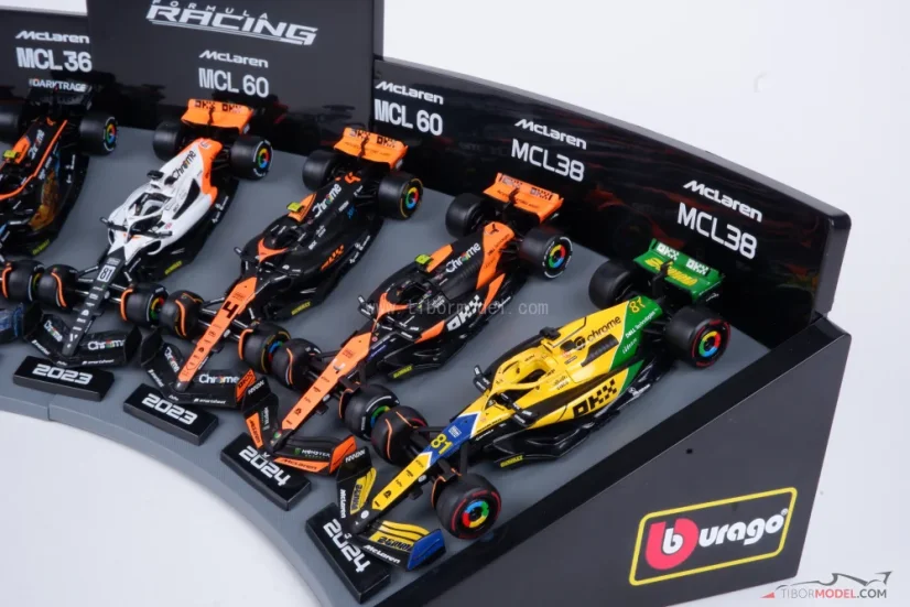 McLaren 2022-2024 ajándékcsomagolás, 1:43 BBurago