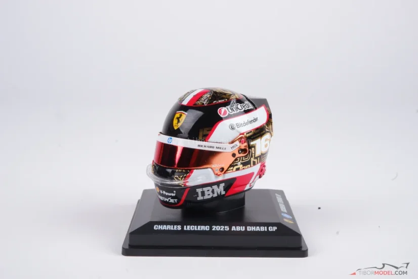 Charles Leclerc 2025 VC Abu Dhabi mini přilba, Ferrari, 1:5 Looksmart