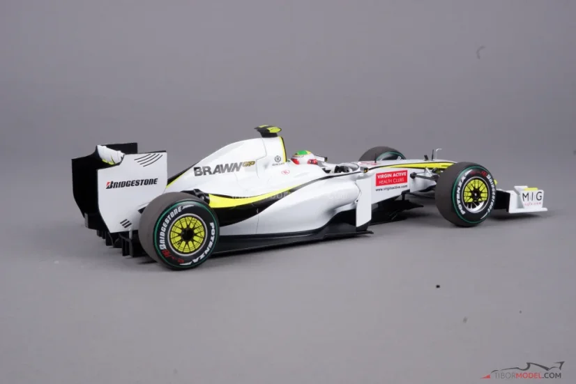Brawn GP BGP001 - Rubens Barrichello (2009), Winner GP Europe, 1:18 Minichamps