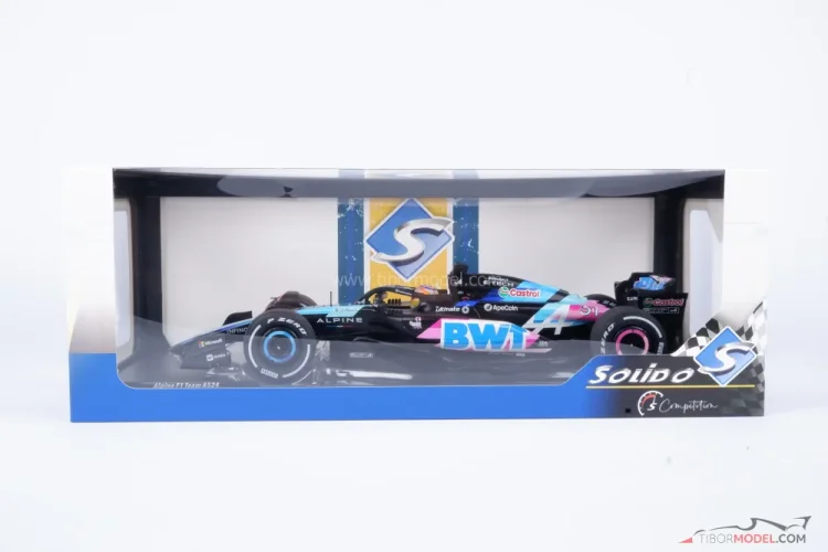 Alpine A524 - Esteban Ocon (2024), VC Miami, 1:18 Solido