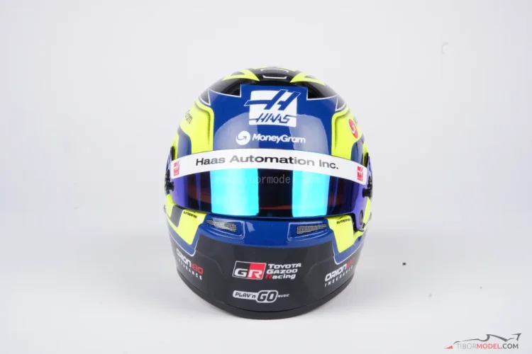 Oliver Bearman 2025 Haas mini prilba, 1:2 Bell