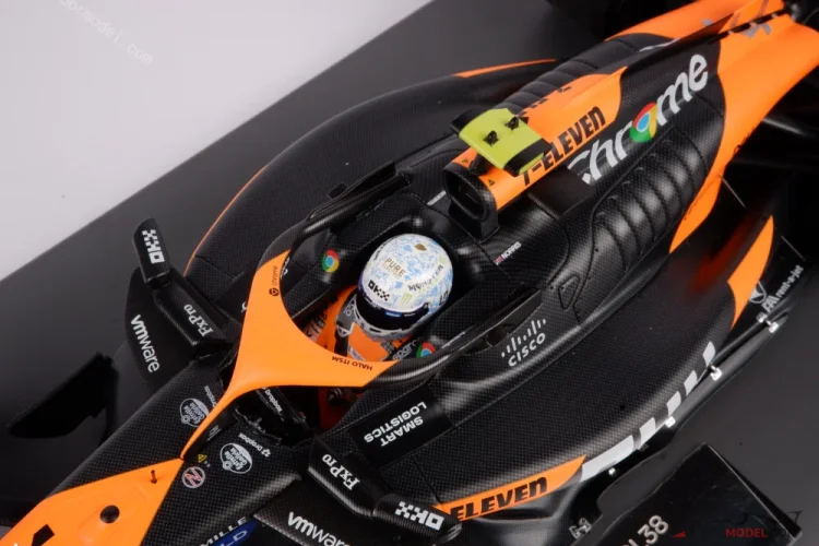 McLaren MCL38 - Lando Norris (2024), VC Maďarska, 1:18 Minichamps McLaren MCL38 - Lando Norris (2024), VC Maďarska, 1:18 Minichamps