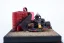 Diorama Red Bull RB16b - Max Verstappen crash 2021 Silverstone, 1:18