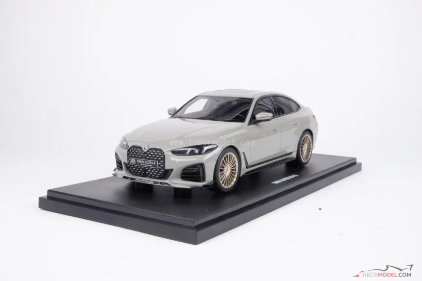 BMW Alpina B4 GT (2024) šedé, 1:18 GT Spirit