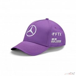 Lewis Hamilton Mercedes AMG Petronas cap 2022 purple