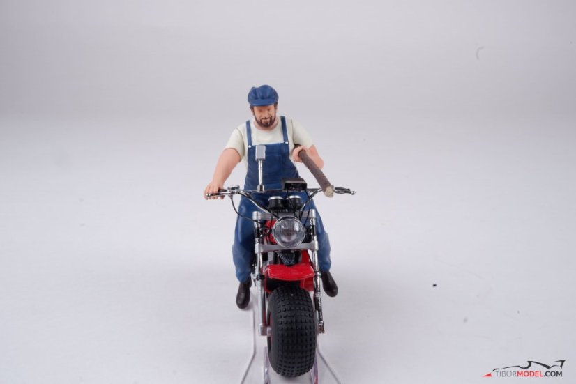 Bud Spencer and T. Hill on motorbikes , 1:18 Laudoracing