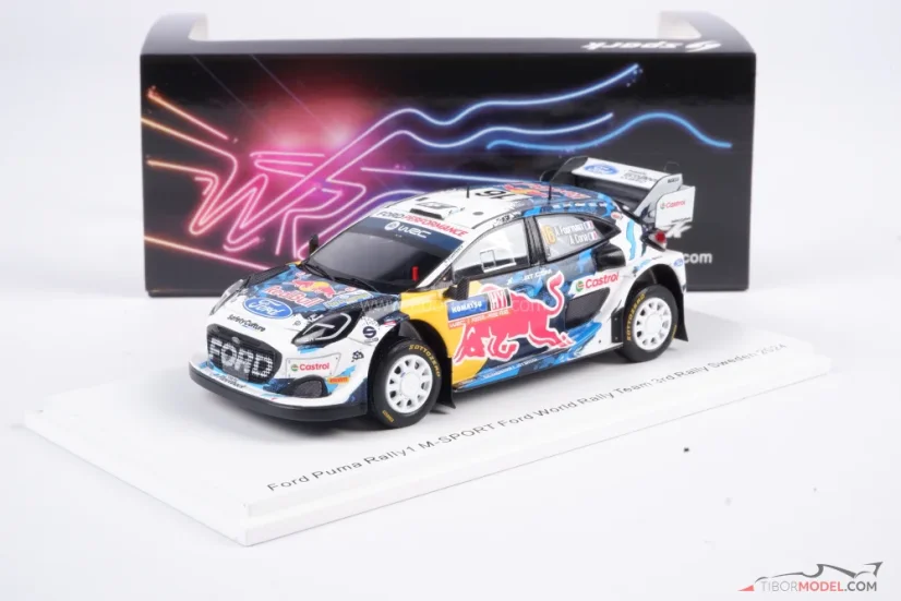 Ford Puma Rally1 - Fourmaux/Coria (2024), Rally Švédska, 1:43 Spark